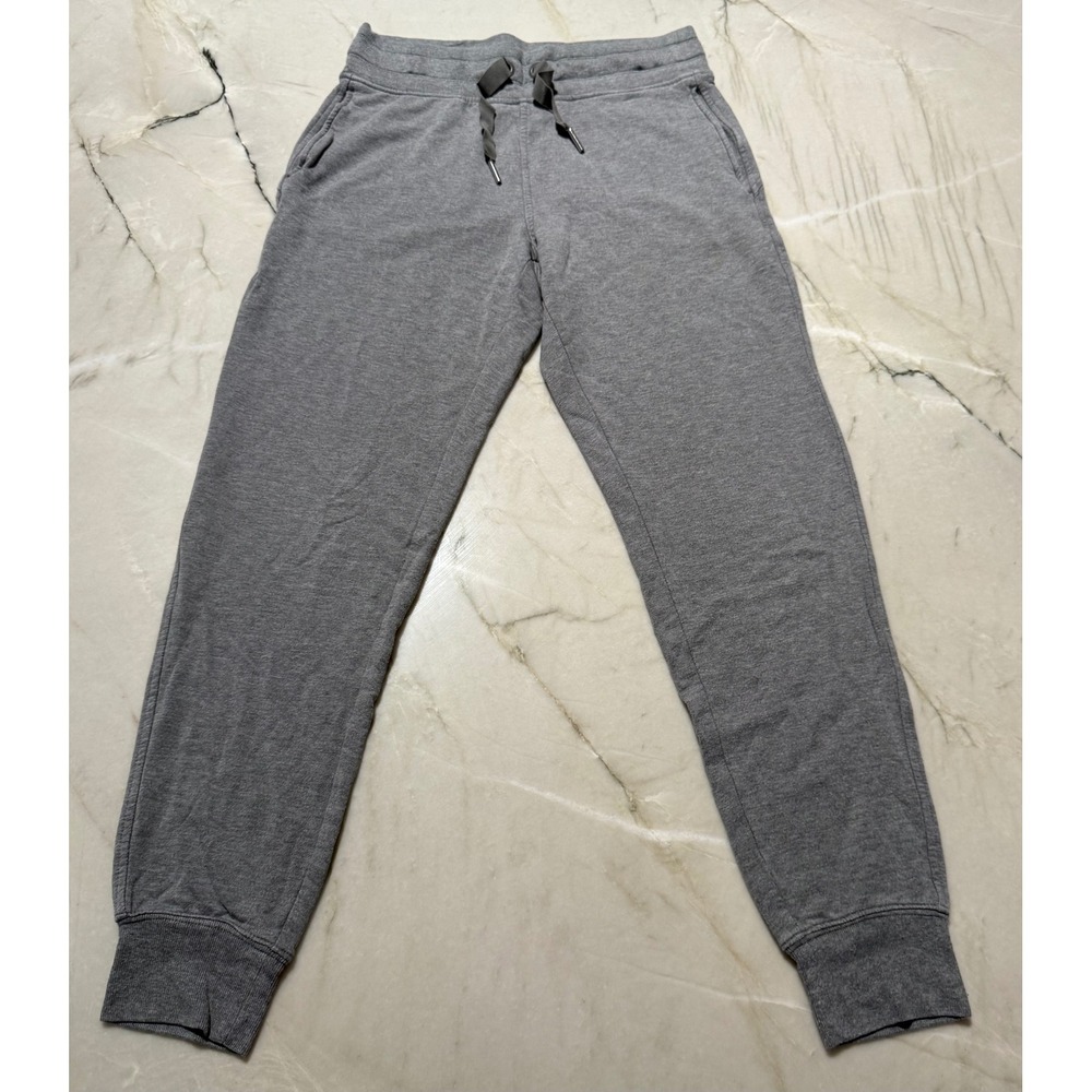 Athleta Womens Gray Heathered Balance Jogger Sweatpants XS Drawstring Pockets